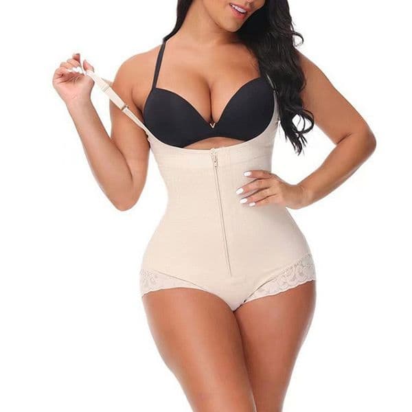 High Waist Tummy Control Body Shaper Seamless Shapewear Bodysuit for Women, Plus Size Underwear Postpartum Belly Slimming for Daily Wear
