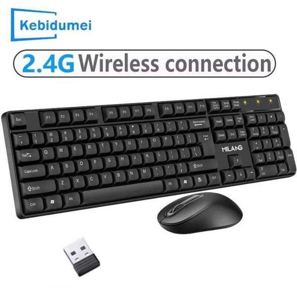 2.4G Wireless Set 104 Keys Standard Gaming Keyboard Mouse Kit for Android TV Box Laptop PC Accessories 26Y0518