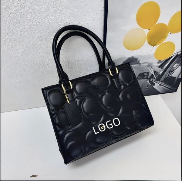 Luxury Designer Bag Embossed black Flower Women Handbag Shoulder Bags Fashion Womens leather Bag Lady beach Clutch Tote Bag Purse Wallet edd
