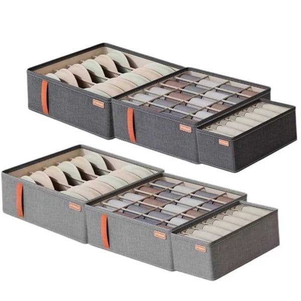 Socks Organizer Underwear Bra Storage Box Cabinet For Clothes Ties Wardrobe Clothes Organizer Cabinet Separator C260518