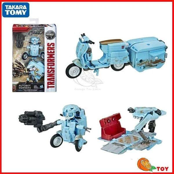 In stock Takara Tomy Transformers toys Transformers: The Last Knight TLK Class D Sqweeks Model Robot Collection Action Figure 26W0518