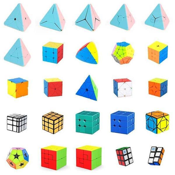 MoYu MeiLong Series Alien Magic Cube 2x2 3x3 4x4 5x5 Professional Speedcube Cubo Magico Puzzle Children Kids Gift Toy Cubes L260518HHO8