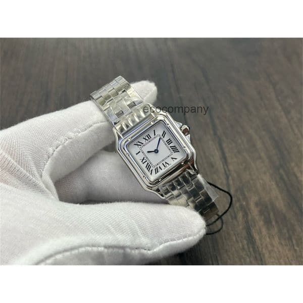 Top quality panthere watch womens watch mens watch super clone watches swiss quartz movement 316L steel strap sapphire glass 19mm 22mm 27mm with box JLRT