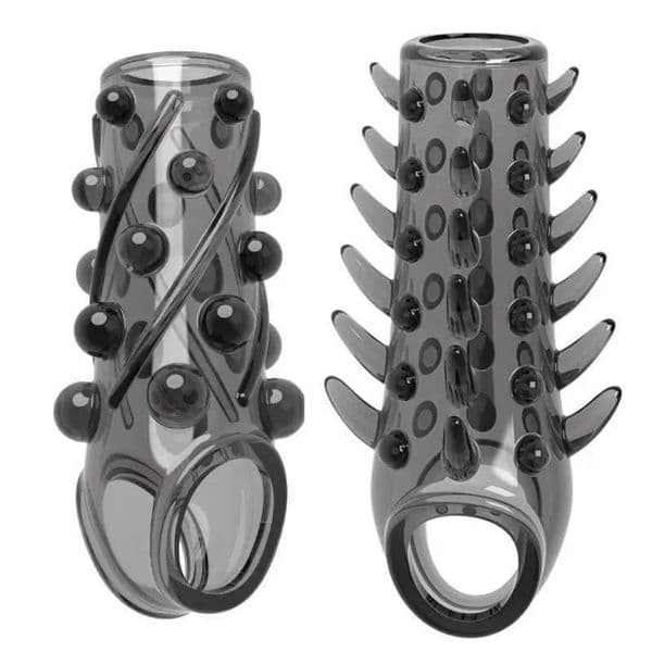 2026 New Cover Delay Ejaculation Cock Ring Penile Sleeve Penis adult toys Enlargement Clitoris Stimulator Reusable Sex Shop Couples Spicy Toys 014