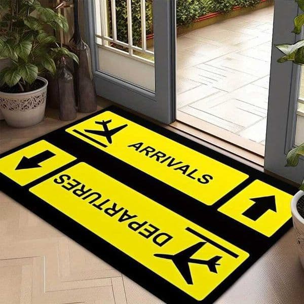 Takeoff and Landing Door Mat Porch Living Room Bedroom Entrance Non Slip Carpet Entrance Home Decoration Rug L260516