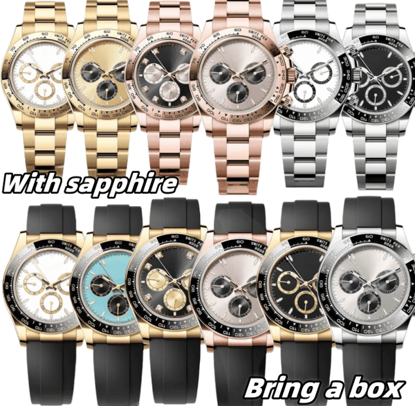 Men watches casual business fashion designer watch men 41MM stainless steel movement sapphire waterproof stainless steel strap luxury watch