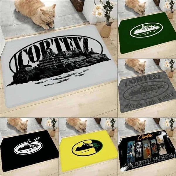 Devil's Island English Carpet Kids Bedroom Decoration Balcony Anti-Slip Doormat Living Room Bedside Area Rugs J260518