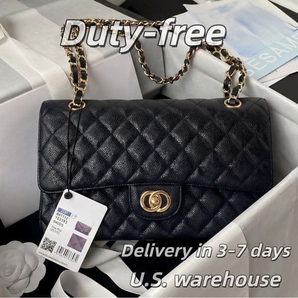 Designer Bag Luxury Bag Shoulder Bag Caviar Designer Handbag with Box Fashion Bag Evening Bag Metallic Leather Chain Square Lattice Sheepskin Wallet 10A