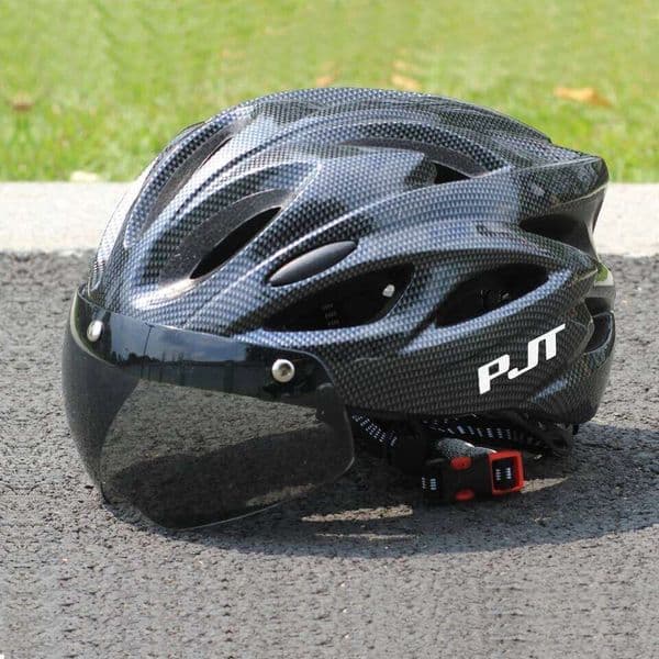 PJT Ultra-Light Bicycle Lightweight PC Shell & EPS Foam Construction Cycling MTB 18 Ventilation Vents Bike Helmet 26Y0518