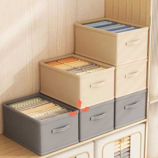 Clothes Organizer Trousers Clothes Jeans Storage Box Underwear Bra Socks Artifact Compartment Box Wardrobe Clothes Organizer C2605181
