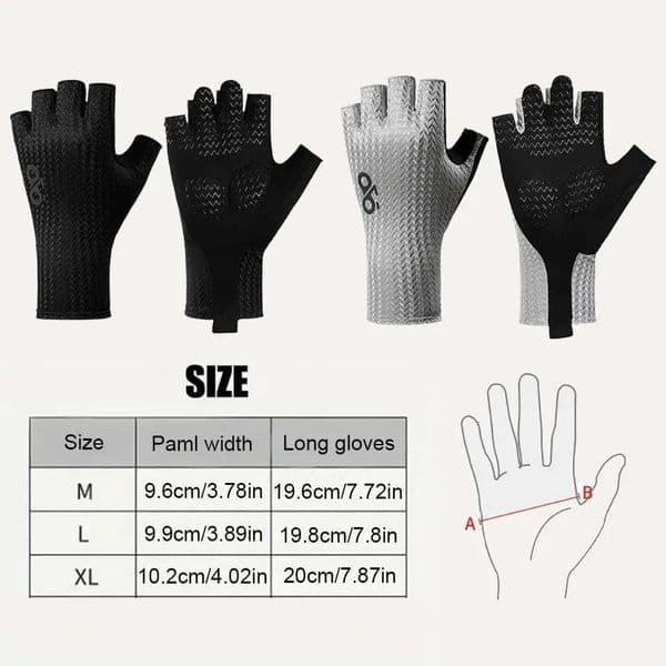 Summer Breathable Half Finger Cycling Gloves Ultralight Road Bike Gloves Anti-Slip Silicone Pad Cooling Sport Gear H2605181