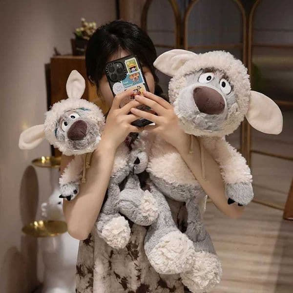Hot Camouflaged Wolf Plush Toy Sleepy Sheep Doll Forest Family Muppets Soft Sleep Pillow Wolf In Sheeps Clothing Birthday Gift L260518