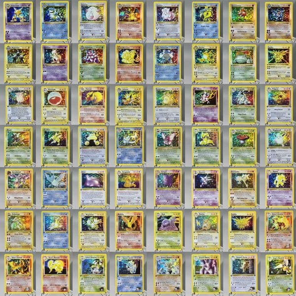 Base Set Cards Jungle Fossil Gym Challenge PTCG7-01 alakazam Raichu Rare Ninetale Hitmo Collection Battle Toys Gifts for HobbiesL260518QKBH