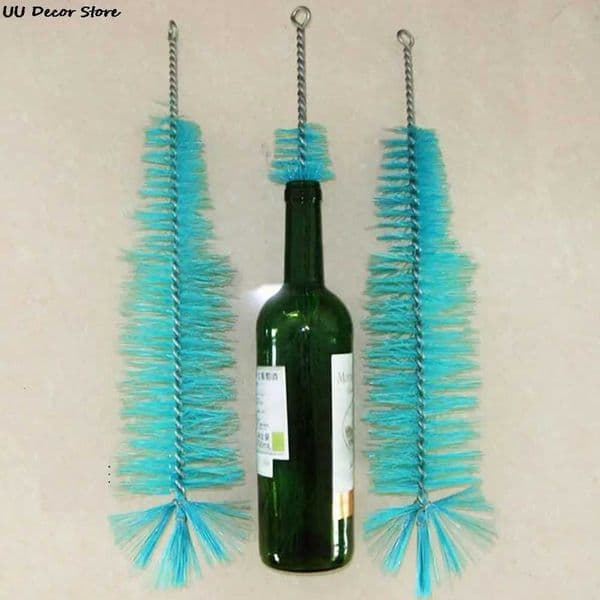 1PCS 44cm Nylon Bottle Cleaning Brush Wine Beer Home Brew Tube Spout Cleaner Kitchen Tools L260516