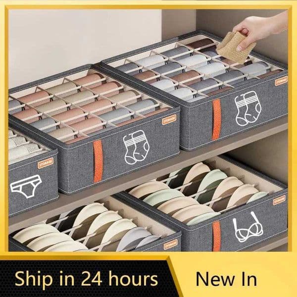 Socks Bra Clothing Storage Boxes Bedroom Wardrobe Clothes Organizer Cabinet Drawer Underwear Organizer Pants Socks Organizer C260518