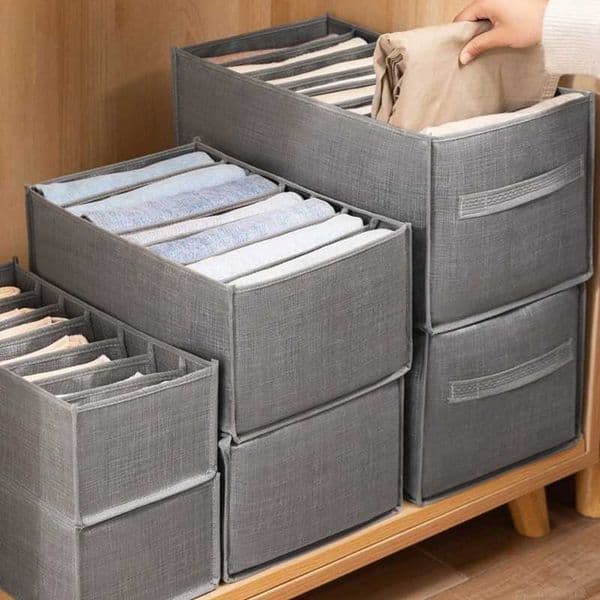 Clothes Storage Box Underwear Bra Organizer Storage Box Wardrobe Organizer Drawers Separator Boxes Home Storage Supplies C260518