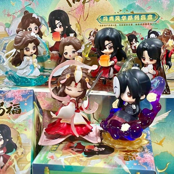 Heaven Official's Blessing The Splendor of Painting Series Blind Tian Guan Ci Fu Mystery Box Xielian & Huacheng Figure Toys 26Y0518