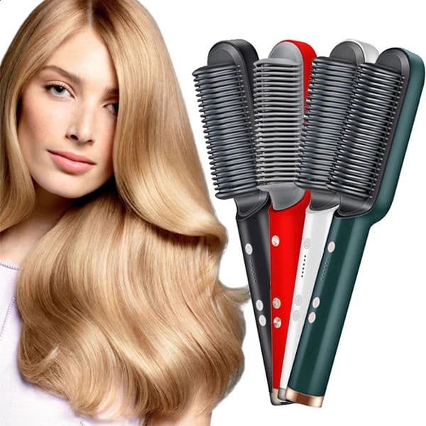 Electric Heating Comb Hair Straightener Comb Negative Ion 5-Speed Temperature Portable Fast Heating Electric Straightening Brus 260518