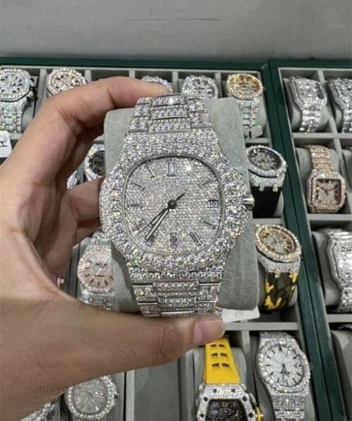 designer luxury mens women watches men iced out diamond montre mossanite Montre de luxe moissanite watch 1li40