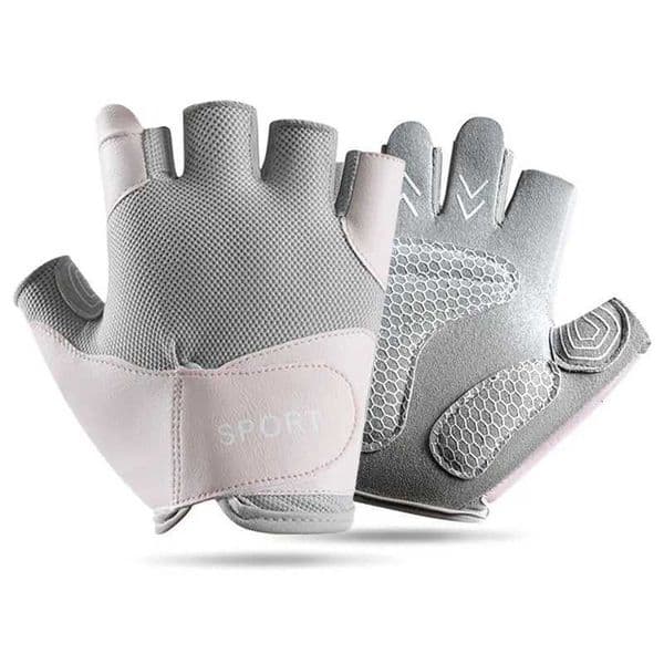 Summer Autumn Gloves Men Women Fitness Cycling Sun Protection Gloves Half Finger Gym Anti Slip Breathable Travel Yoga Gloves H260518