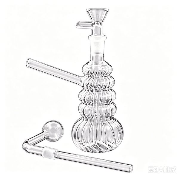 Wholesale Creative Pagoda Shape Glass oil burner bong Hookah Bubbler for smoking perc water tobacco bongs pipe with 14mm male Glass smoking banger bowl
