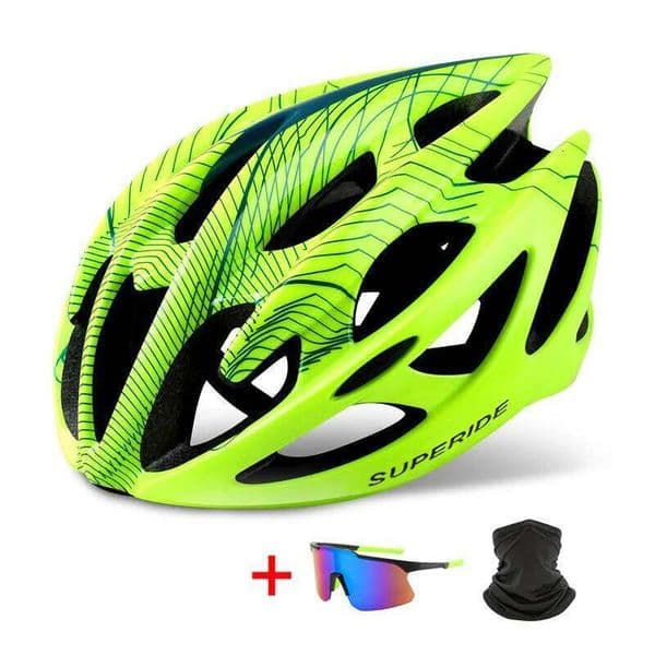 SUPERIDE Men Women MTB Bicycle Integrally-molded Riding Cycling Sports Ultralight Road Mountain Bike Helmet 26Y0518