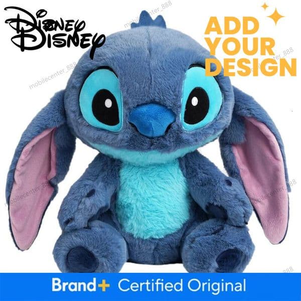 Disney Designer Genuine Disney Stitch 25-30Cm Plush Toy Anime Lilo & Stitch Stuffed Toys Kawaii Cartoon Cute Pillow Doll Toys Kids Birthday Gift Luxury c217e