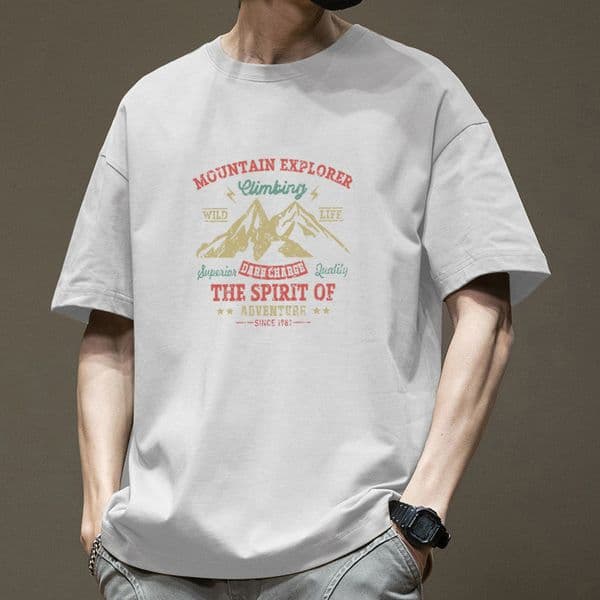 Classic Versatile Men Short Sleeve T Shirt Daily Outdoor Street Casual Clothes
