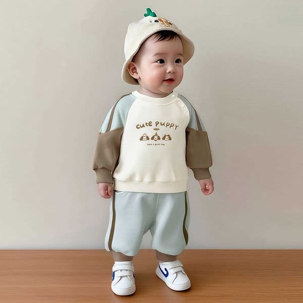2026 Spring New A-Class Pure Cotton Baby Boy Two-Piece Set Toddler Childrens Clothing Boys Spring OutfitL260519SZO3