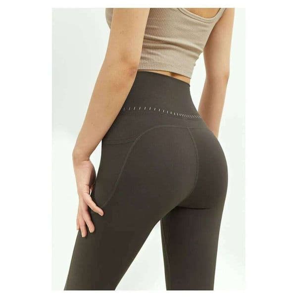 High-end Flared for Women High Waist Tight Pilates Hip Lifting Fitness Pants Yoga Wide Leg Sports Leggings 26W0519