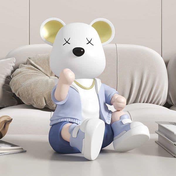 Modern Living Room Bear Ornament Wine Cabinet Decoration Home Entrance TV Sideboard Desktop Display L26051932LZ