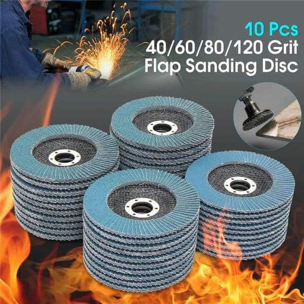 Bulk Office Supplies Wholesale Finishing Products 10Pcs 5 125Mm school Angle Grinder Sanding Discs 40/60/80/120 Grit Grinding Wheel Flap Metal Plastic Wood Re 2