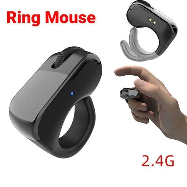 Bluetooth Ring Mouse Charging Case Multi-Function Touch Mini 2.4G Wireless Smart Remote Control Special Lazy People Computer W260519