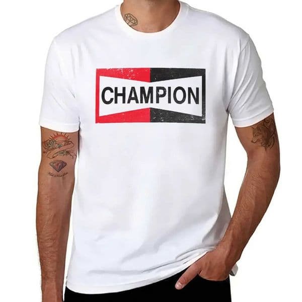 Plug Retro Distressed Emblem - Cl T-Shirt Short sLeeve tee new edition slim fit t shirts for menM260519