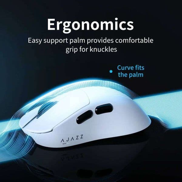 AJAZZ AJ179 V2/MAX Wireless Gaming Mouse 3 Model With Magnetic Attraction Charging Base PAW3311 Sensor 12000 DPI For PC Laptop 26Y0519