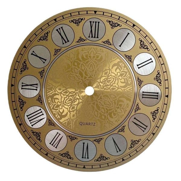 180mm Quartz Dial Face Vintage Aluminium Metal DIY Clocks For Bedroom Living Room Wall Clock Decorative W260519