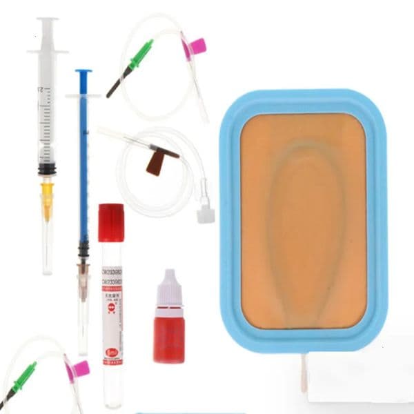 Bulk Office Supplies Wholesale Other Office School Supplies Human Skin Venipuncture school IV Injection Training Silicone Pad Model Venous Blood Drawing Pract 3