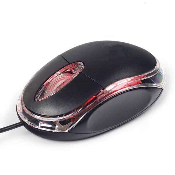 Mini Optical Wired Mouse USB LED Ergonomic Design Mice for PC/Laptop/Notebook 26Y0519