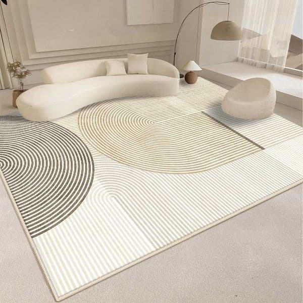 Modern Style Living Room Decoration Line Carpet Fluffy Soft Rugs for Bedroom Abstract Design Plush Rug Home Thickened Floor MatJ260519