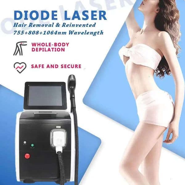 CE Approved TOP Sell 808Nm Diode Laser Epilator Diode Freezing Point Hair Removal Pain-Free Laser Wrinkle Removal Skin Tightening Beauty Device Manufacturer Supply