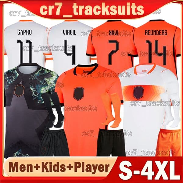 3XL 4XL 2026 Netherland national football team Soccer Jerseys World Cup Netherlands GAKPO MALEN REIJNDERS Long sleeves Football Shirts 26 27 Goalkeeper kids kits