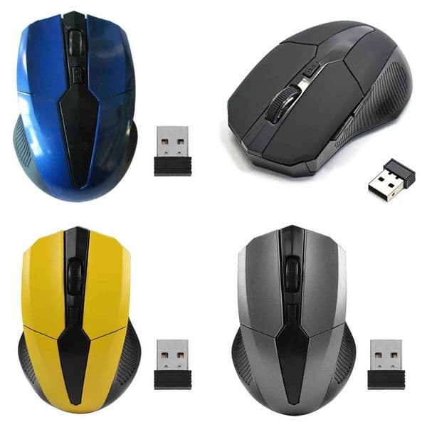 24Ghz 1200DPI Wireless Mouse Adjustable Optical Gaming Mouse Wireless Home Office Game Mice for PC Computer Laptop Z2605190FNB