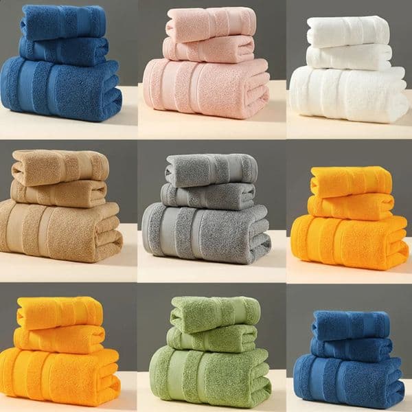 Solid Color QuickDrying Towel Bath Towels Household Face Washcloths Gym Yoga Sport Bathroom Supplies 260519
