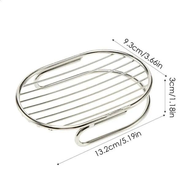 Bathroom Soap Holder Rust-proof No Drilling Soap Sponge Tray stand 304 Stainless Steel Soap Dishes for household Accessories 260518