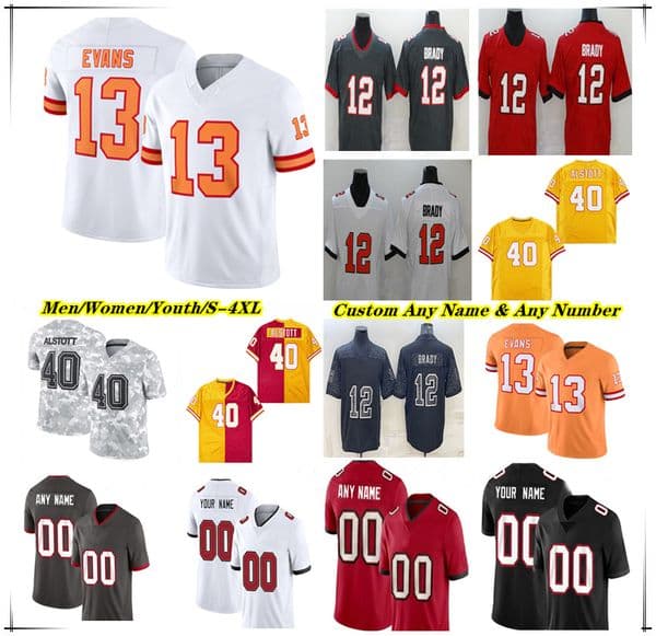 American Football Jerseys BuccaneersS Bucs Baker Mayfield Bucky Irving Emeka Egbuka Rachaad White Cade Otton Vita Vea RUEBEN BAIN JR. SirVocea Dennis Chris Godwin Jr.