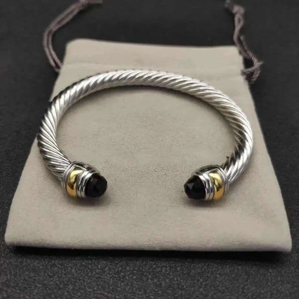 Designer Bracelet Fashion Twisted cuff Bracelet Bangle Luxury Jewelry Women Men Cuff Bangle Gift High Quality