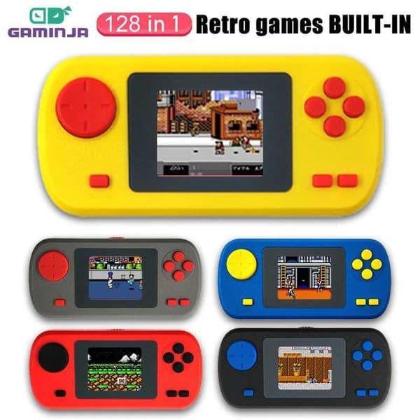 GAMINJA GC32 24 Inch TFT Screen Classic Retro Game Player Built-in 128 Games Portable Handheld Video Game Console L2605199F7G