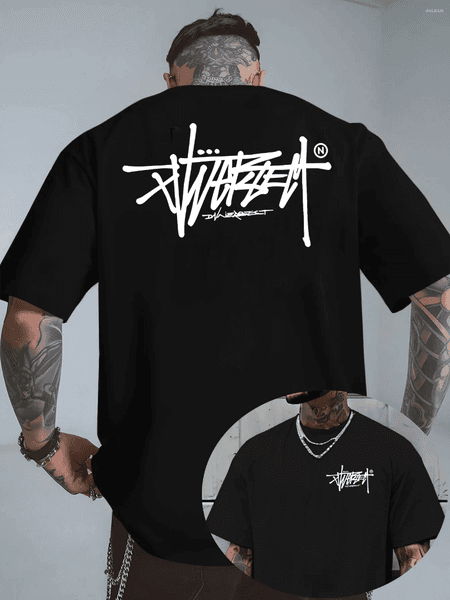 Men's T Shirts 2026 Summer Street Style Trend High-Quality Pure Cotton T-Shirt Suitable For Outdoor Leisure Sports Short Sleeve