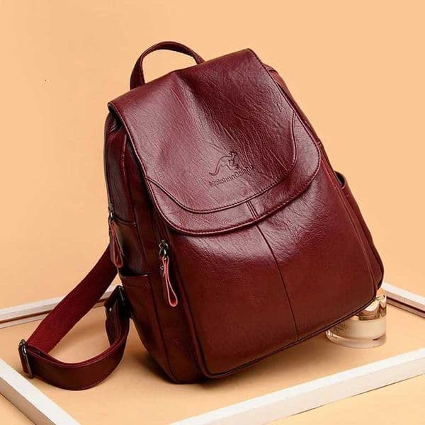 9 Color Women Soft Leather Backpacks Vintage Female Shoulder Bags Sac a Dos Casual Travel Ladies Bagpack Mochilas School BagsR260519