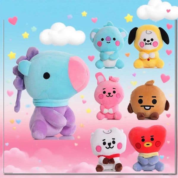 2026 Hot BTed 21Plush Toys Kawaii Mini Keychain Anime Pendant Ornament for Kids 12cm Bt Soft Stuffed Animals Doll Gift L26051895BF